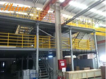 江西二层钢结构平台 阁楼式货架厂