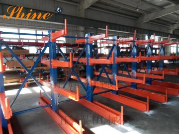 上海货架厂新推出伸缩式悬臂货架 存储管材 棒材 板材 长轴类