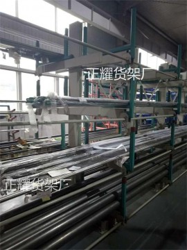 杭州管材货架 管材存放架 伸缩式管材货架 悬臂式管材货架