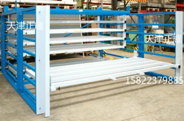钢板存放架可以拉出的钢板货架 多层抽屉式存放 使用方便