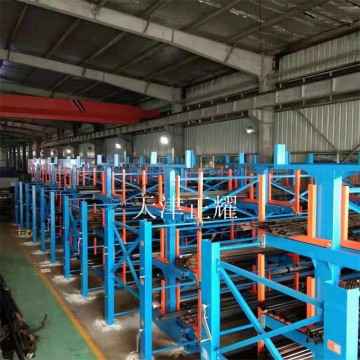 山东青岛悬臂式货架现场视频 图片 如何存放管材 棒料 原材料