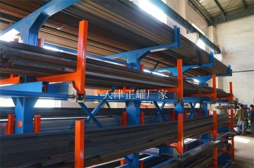 金华钢材货架多层伸缩悬臂式结构 5吨钢材存放管材 型材 圆钢