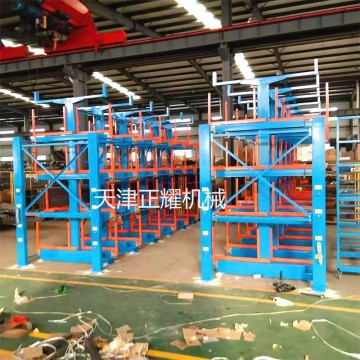 四川绵阳管材货架价格 伸缩悬臂式结构6米12米管材货架价格