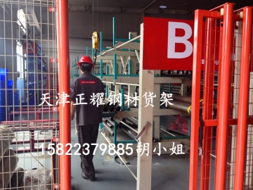 北京钢材货架 伸缩式悬臂货架设计 型材货架原理 管材货架图片