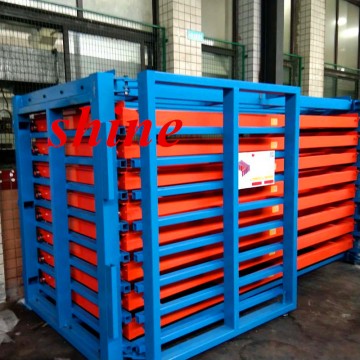 合肥板材货架 卧式钢板存放架 抽屉式铝板货架